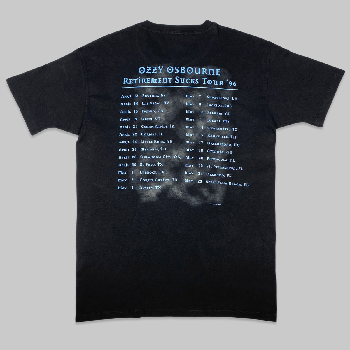 OZZY OSBOURNE | 'Retirement Sucks' | 1996 | L/XL – Unusual OZZY OSBOURNE | 'Retirement Sucks' | 1996 | L/XL – Unusual