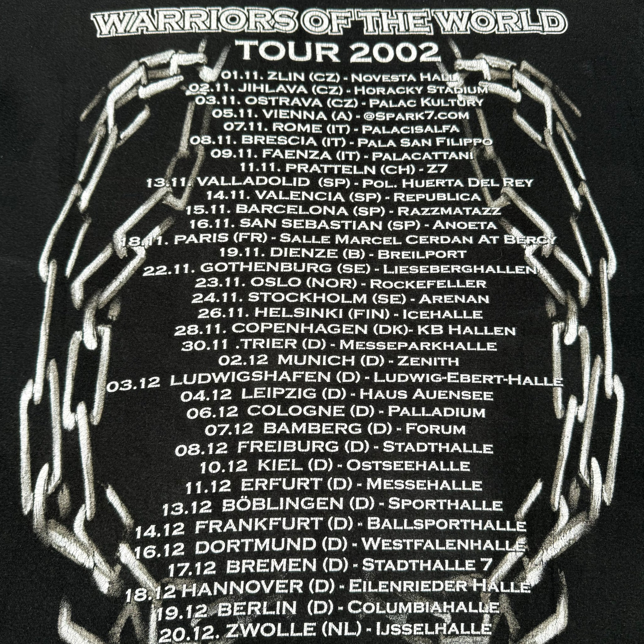 MANOWAR | ‘Warriors of the World’ | 2002 | XL