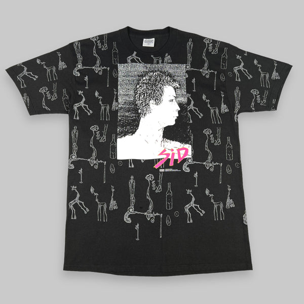 80s Sid アナーキー Tシャツ 黒 80s Sid アナーキー Tシャツ 黒