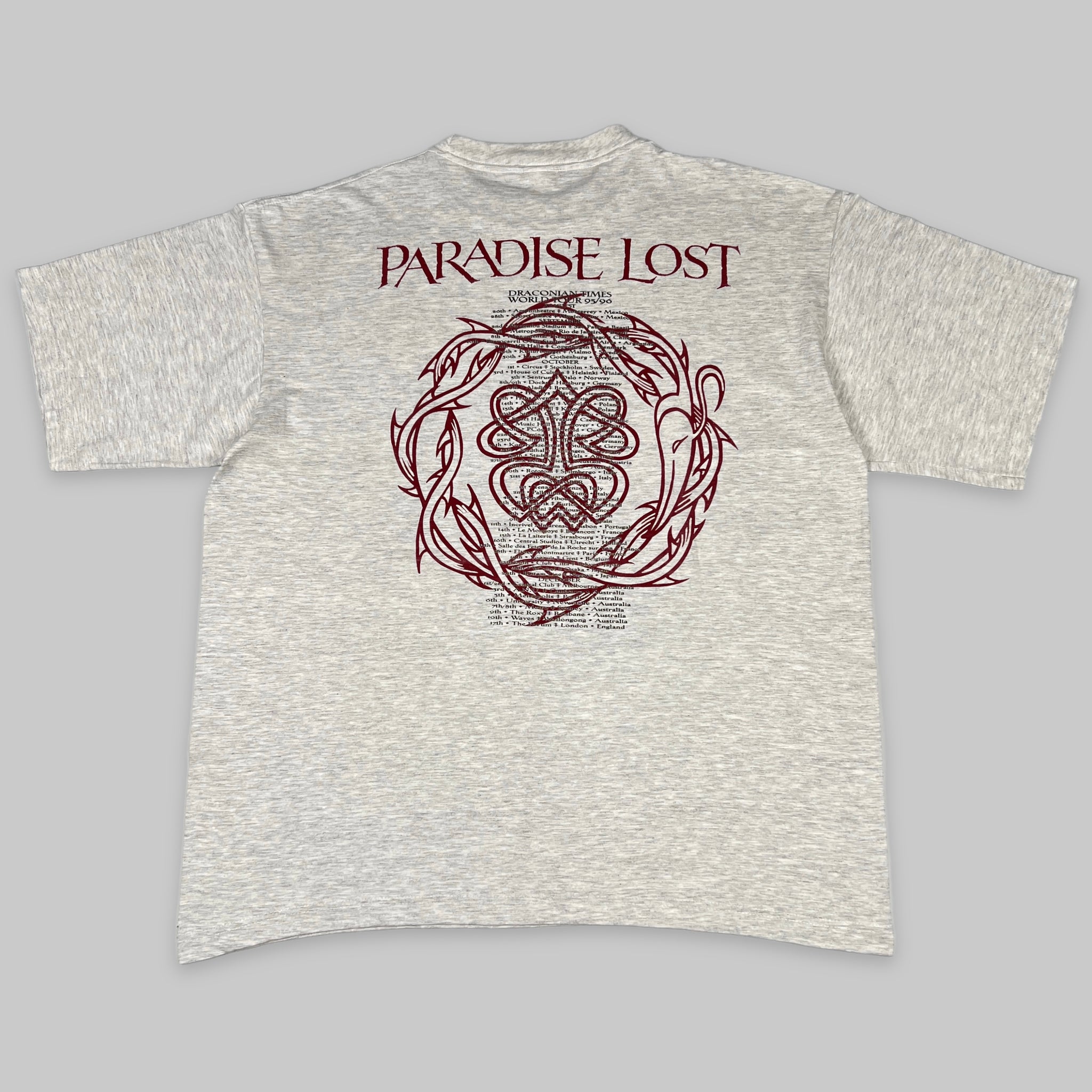 PARADISE LOST | ‘Draconian Times World Tour’ | 1995 | XL