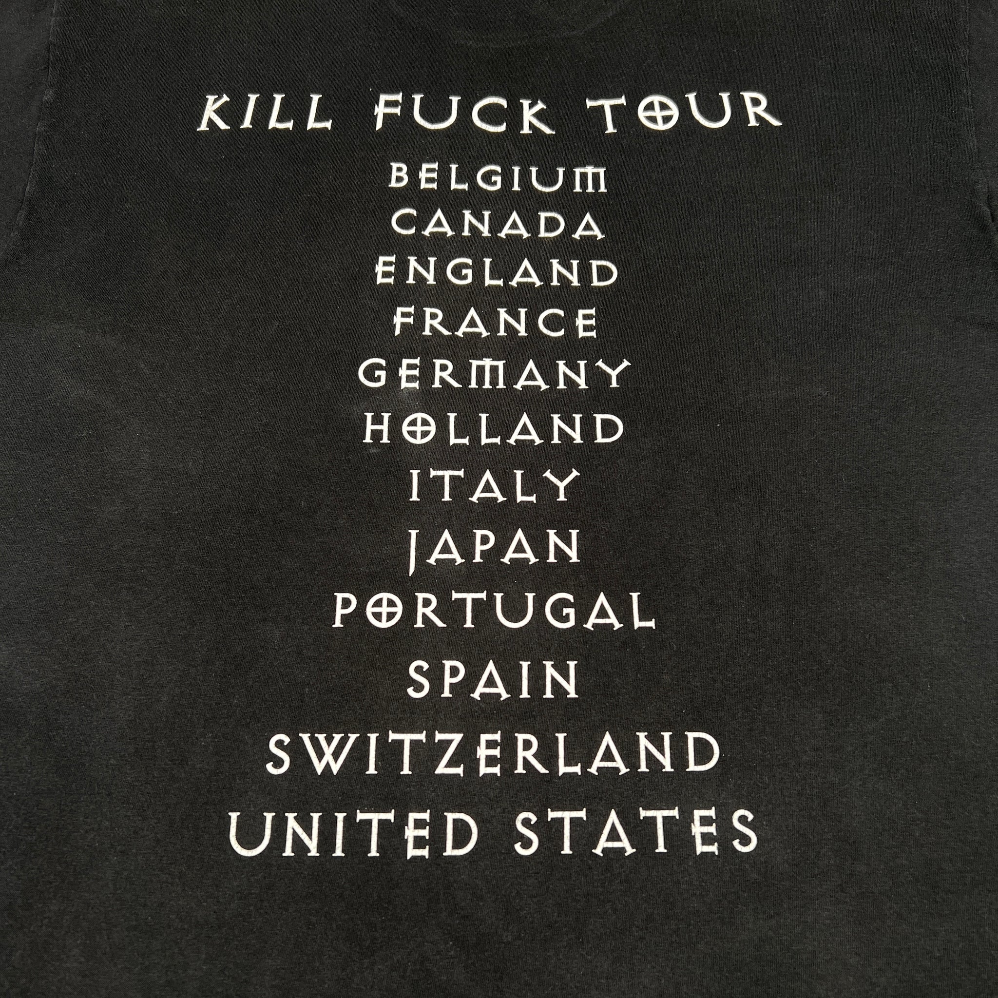W.A.S.P. | ‘Kill Fuck Tour’ | 1997 | XL