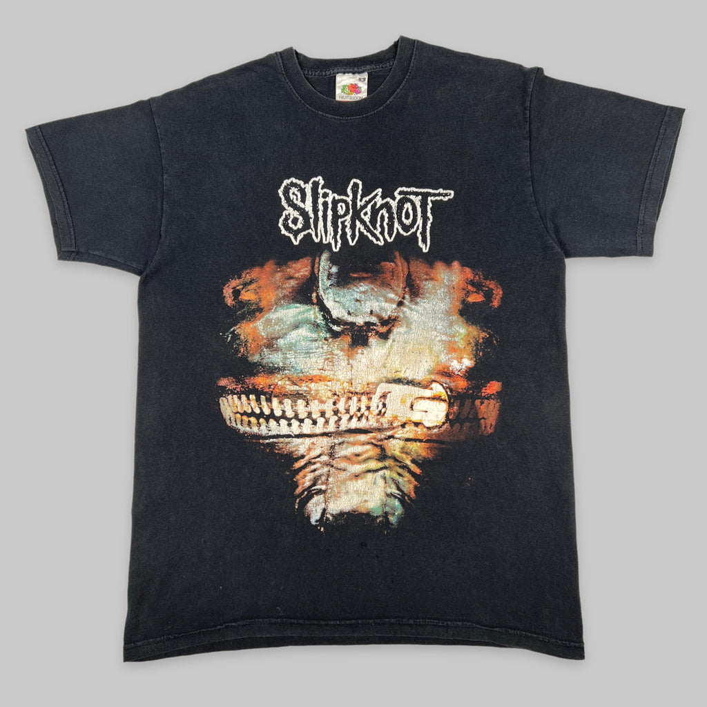 Slipknot Tシャツ 2004 Remake Slipknot 2004 Band Black Short Sleeve Cotton T-shirt