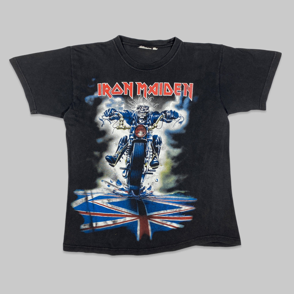 90s IRON MADEN dont walk big print Tシャツ 90s IRON MADEN dont walk big print Tシャツ