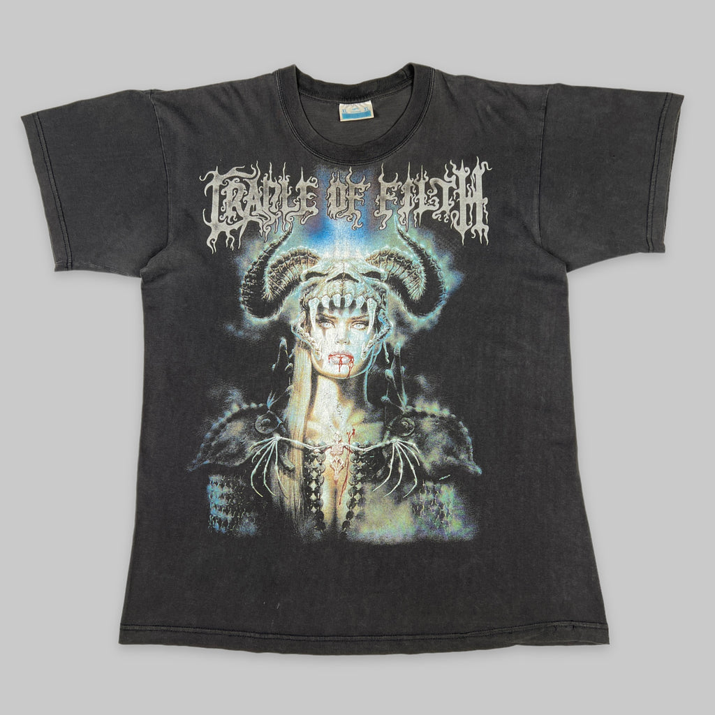 古着 90s cradle of filth CRADLE OF FILTH | 'Viking Woman' | 90s | XL – Unusual Vibez Vintage