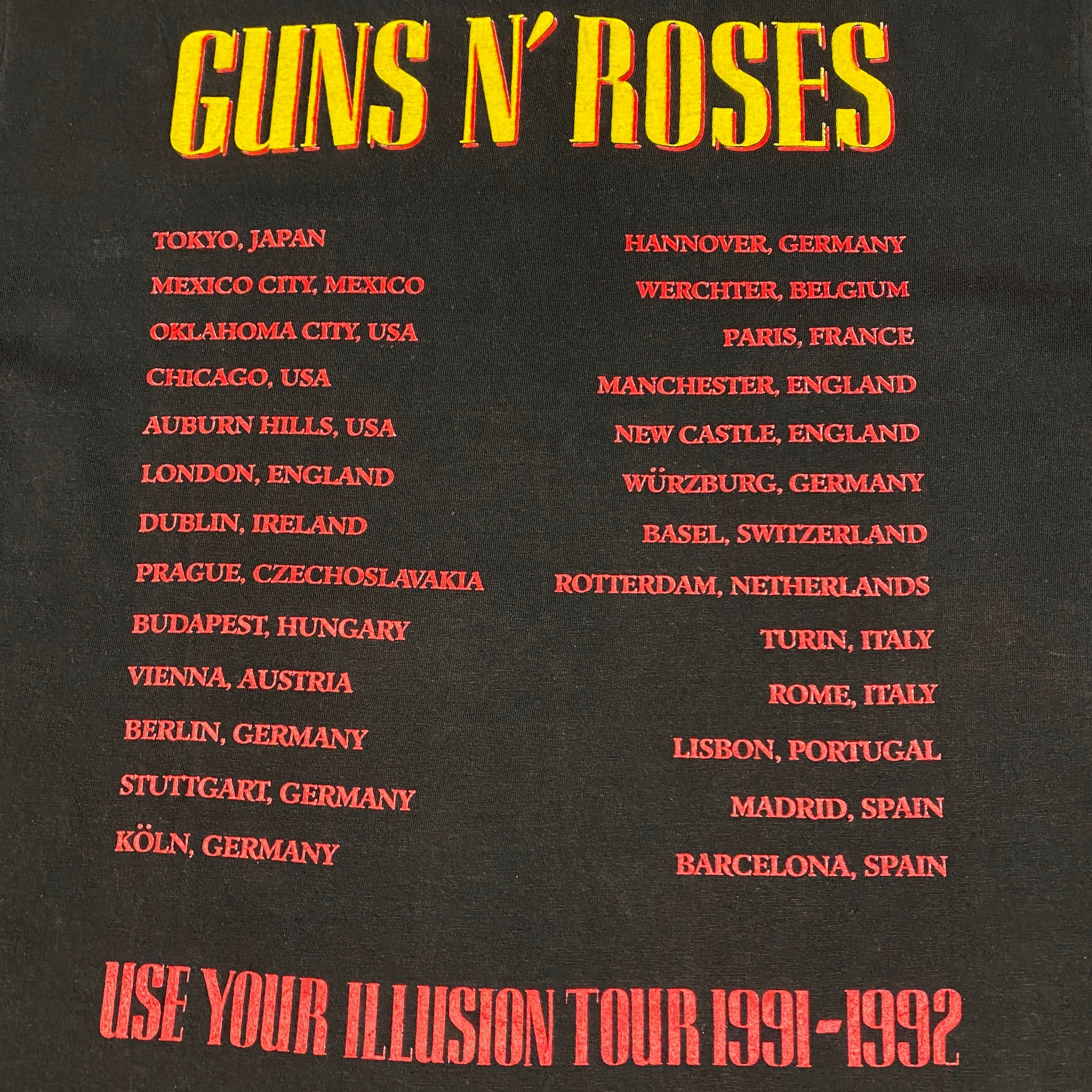 GUNS N’ ROSES | ‘Use Your Illusion I’ | 1991 | L/XL