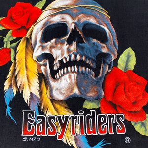 EASYRIDERS | ‘Skull and Roses’ | 80s | L/XL